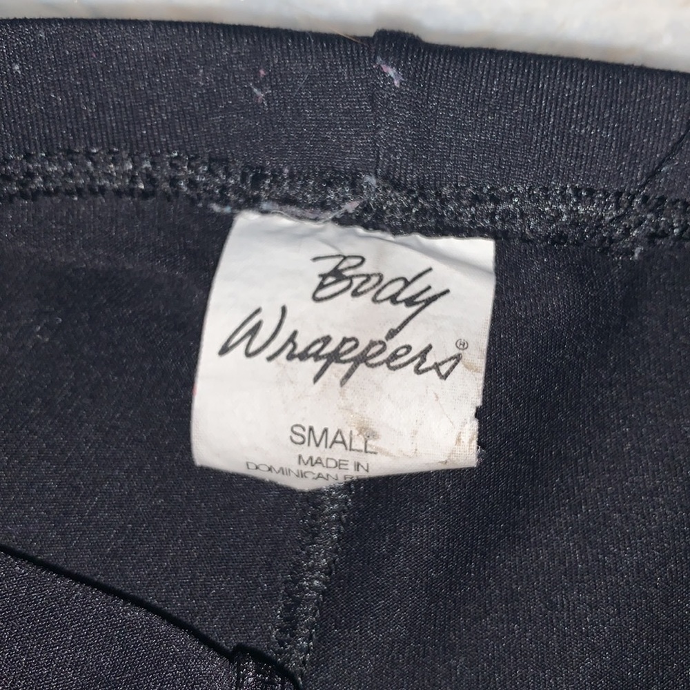 Body Wrappers Dancewear Black Shorts Small EUC - Picture 3 of 6